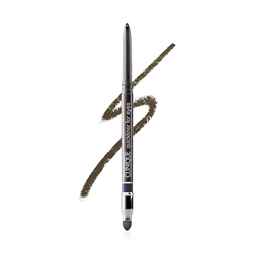 Clinique Quickliner For Eyes Eyeliner Pencil | Water Resistant, Smudge Resistant + Safe For Sensitive Eyes, Blue Grey, 1 Count