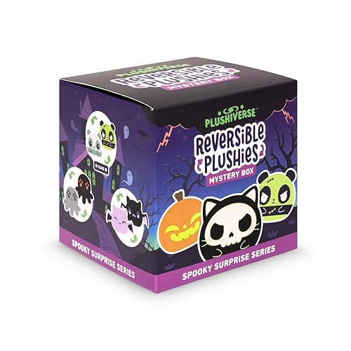 Teeturtle 3" Reversible Mystery Box Plushie - Halloween - Surprise Soft Cute Stuffed Animal Blind Box