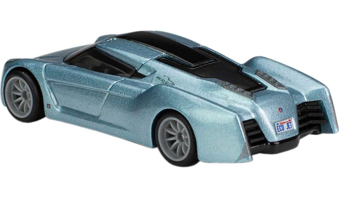 HOT WHEELS Premium Toy Car, 1:64 Scale Die-Cast Eco-Jet from Jay Leno's Garage, Collectable Vehicle