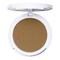 e.l.f. Camo Powder Foundation, Lightweight, Primer-Infused Buildable & Long-Lasting Medium-to-Full Coverage Foundation, Tan 425 N