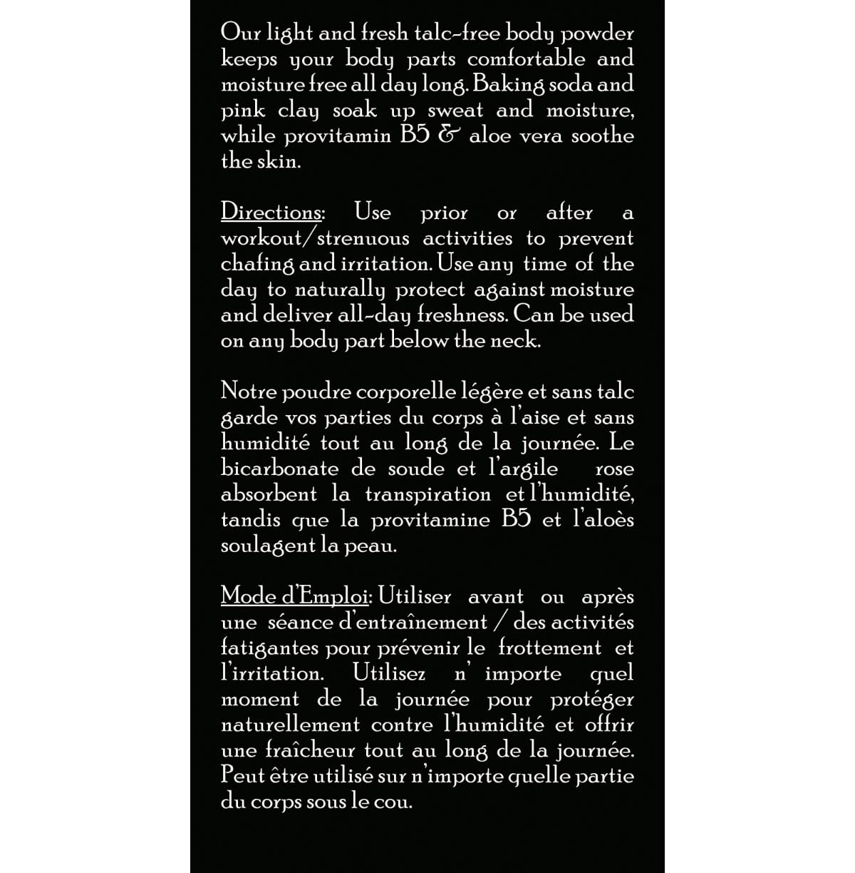 Brickell Men's Products Stay Fresh Body Powder for Men, Natural and Organic Talc-Free, Absorbs Sweat, Keeps Skin Dry, Scented, 5 oz