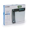 Ideaworks JB5824 Extra Wide Talking Scale-Visual & Voice Display Scale- 550 Pounds Max-Tamper Glass-Extra Wide Width-Large LCD Display-Tap On & Off…