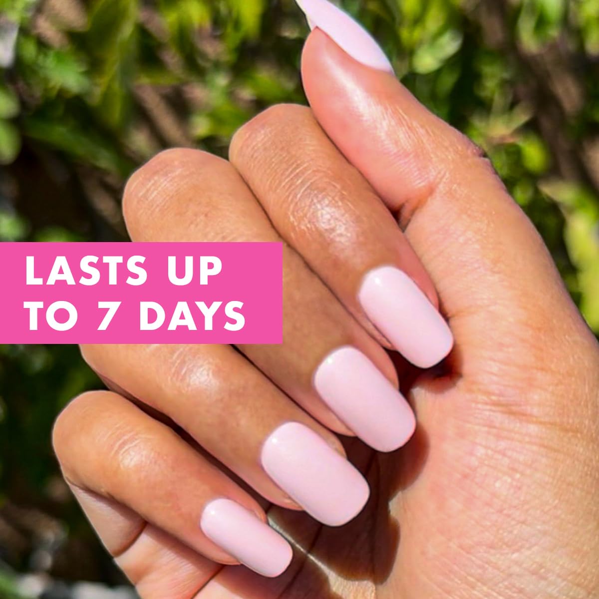 Olive & June Classic Super Stick Mani Summer Press On Nails | No Glue Needed | 32 Tab Nails 16 Sizes | Non-Toxic Tabs Easy On-Off Non-Damaging | 7-Day Beauty & Personal Care Olive & June