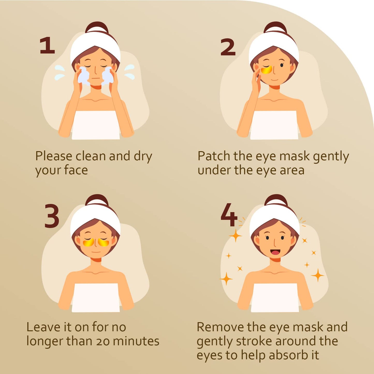 Under Eye Patches (30 Pairs), Under Eye Mask for Puffy Eyes, Dark Circles,Bags and Wrinkles with Collagen, Relieves Pressure and Reduces Wrinkles Beauty and Personal Care Taimand