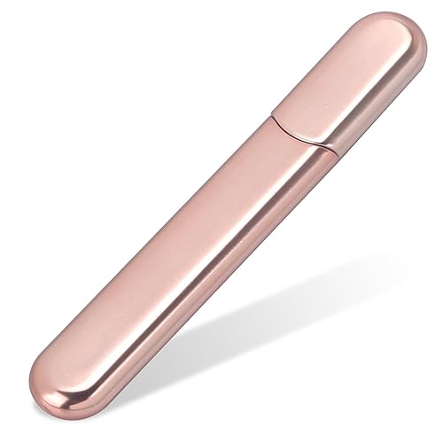 MiDenso Premium Glass Nail File with Case, Crystal Diamond Salon Best Beauty Nail Buffer for Natural and Acrylic Nails Christmas Gift for Woman