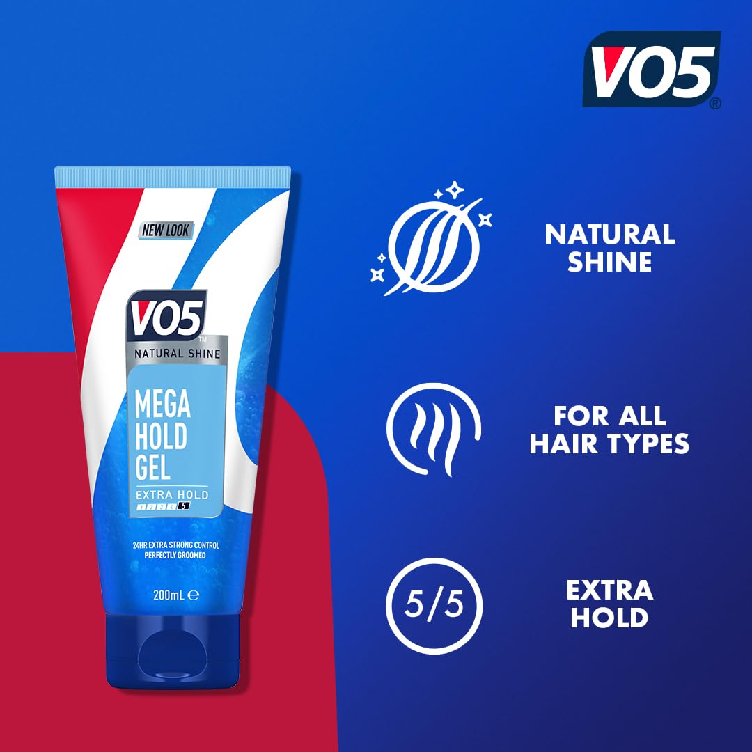 VO5 Mega Hold Styling Gel (200ml)