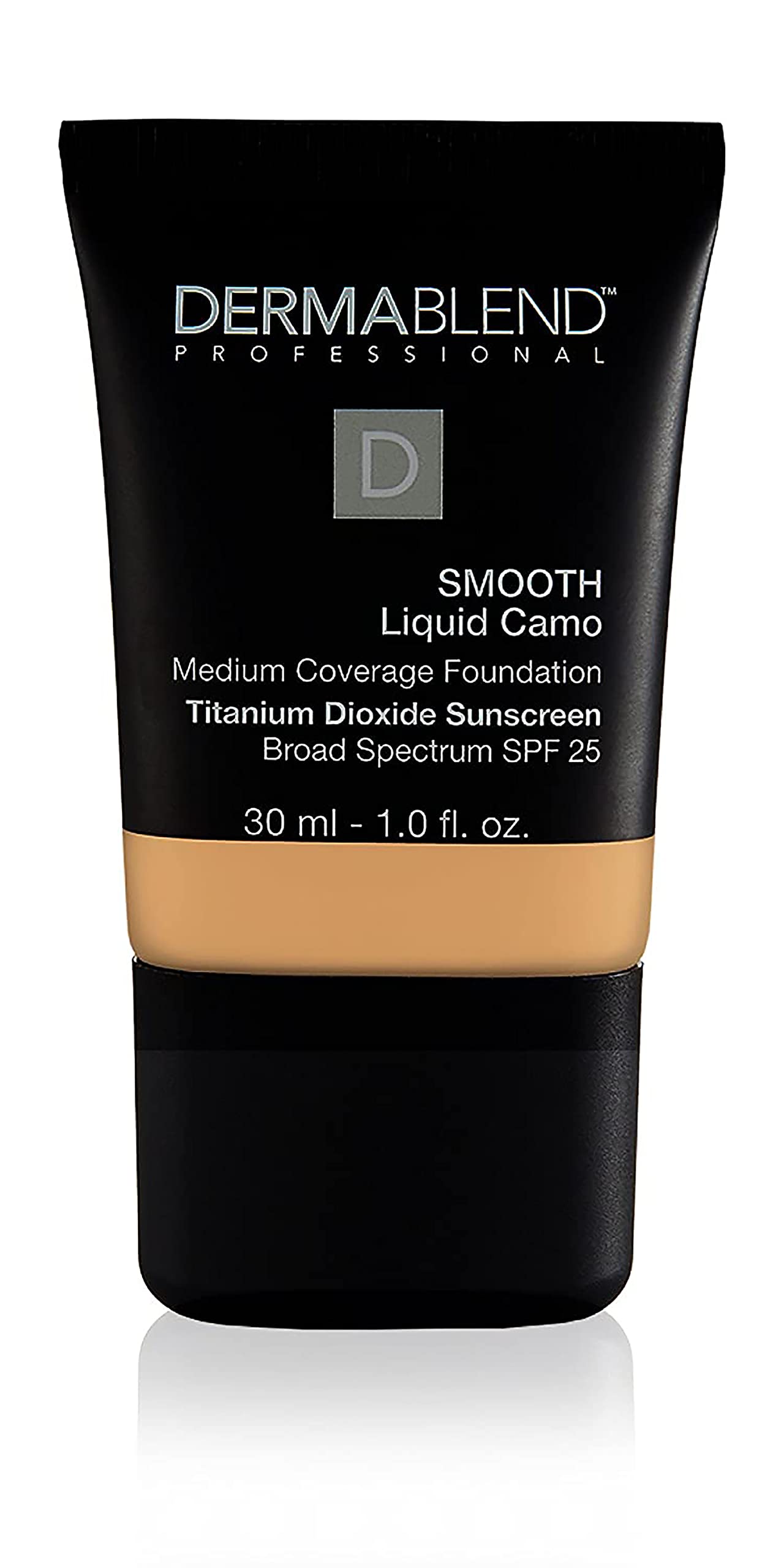 Dermablend Smooth Liquid Foundation with SPF 25, 30N Camel, 1 Fl. Oz.