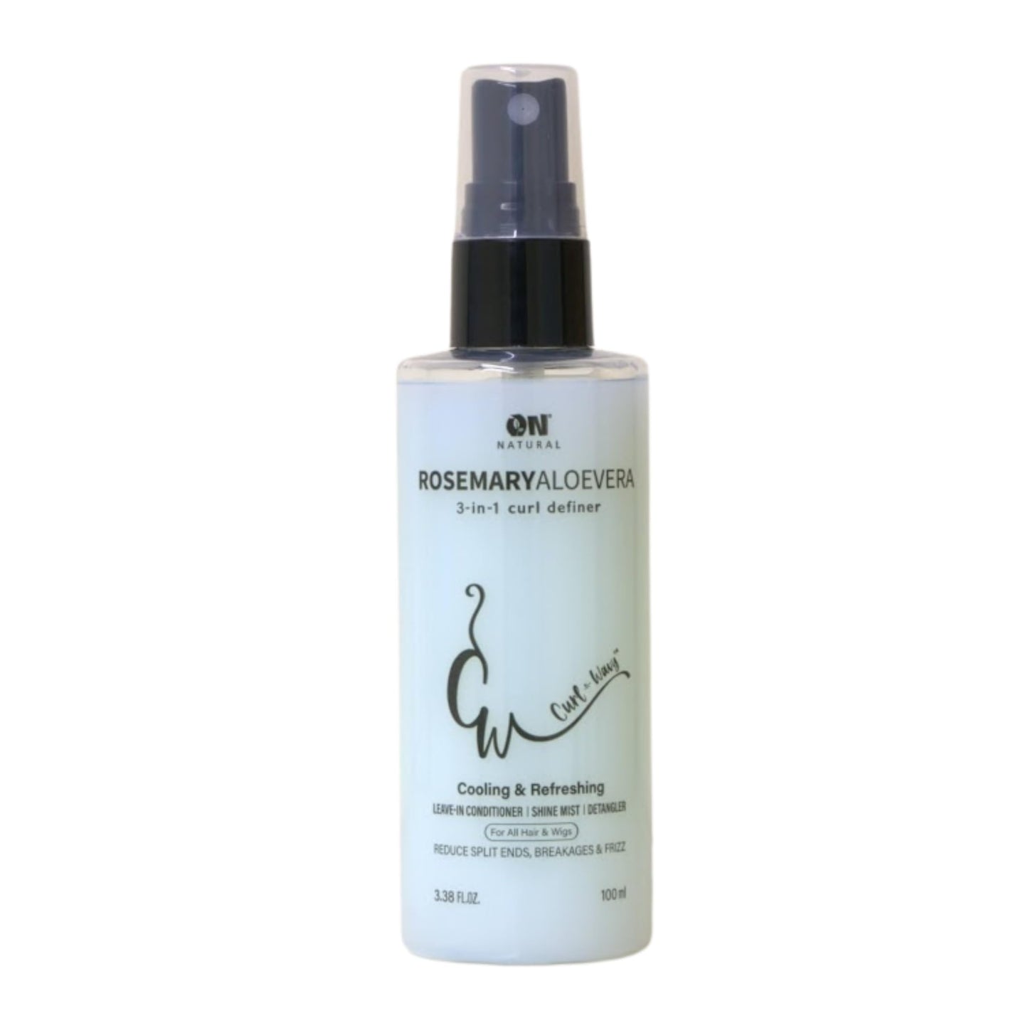 On Natural Curl-N-Wavy 3-in-1 Curl Definer (3.4 OZ, Rosemary Aloe Vera)