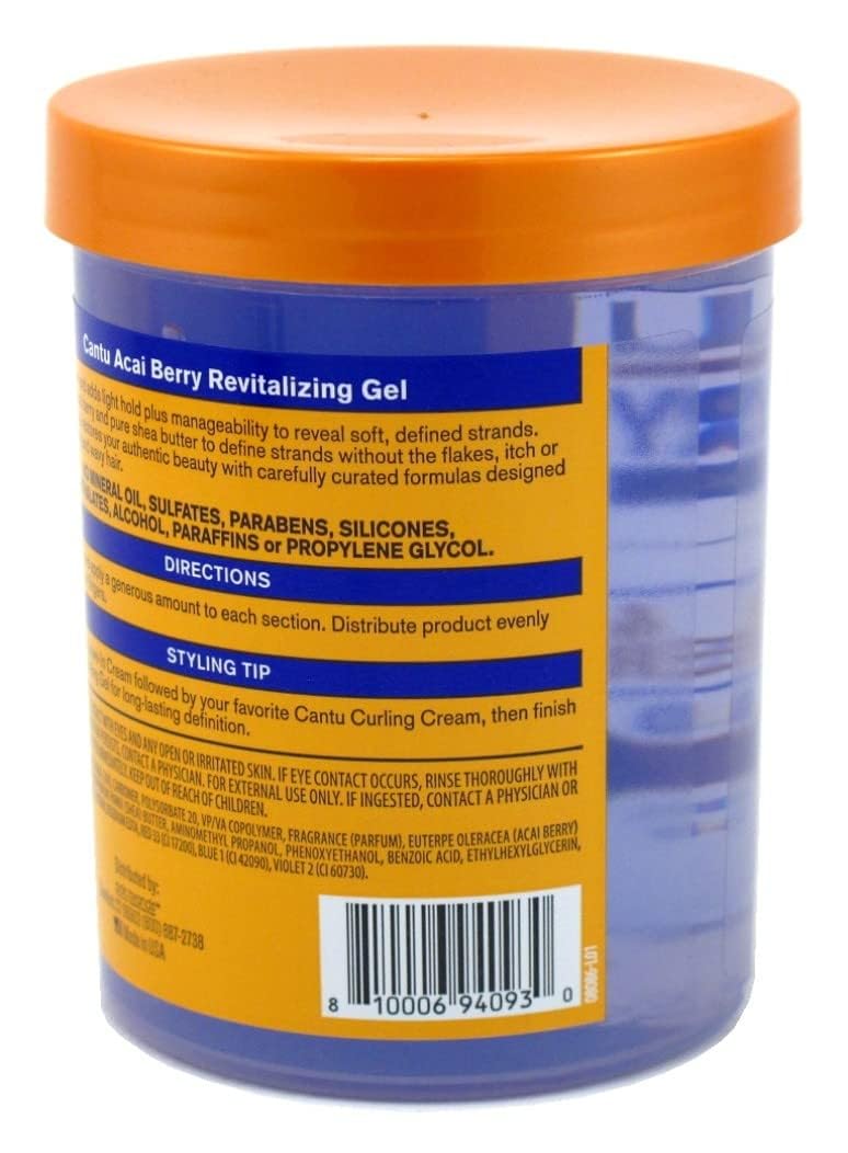 Cantu Acai Berry Gel Revitalizing 18.5 Ounce