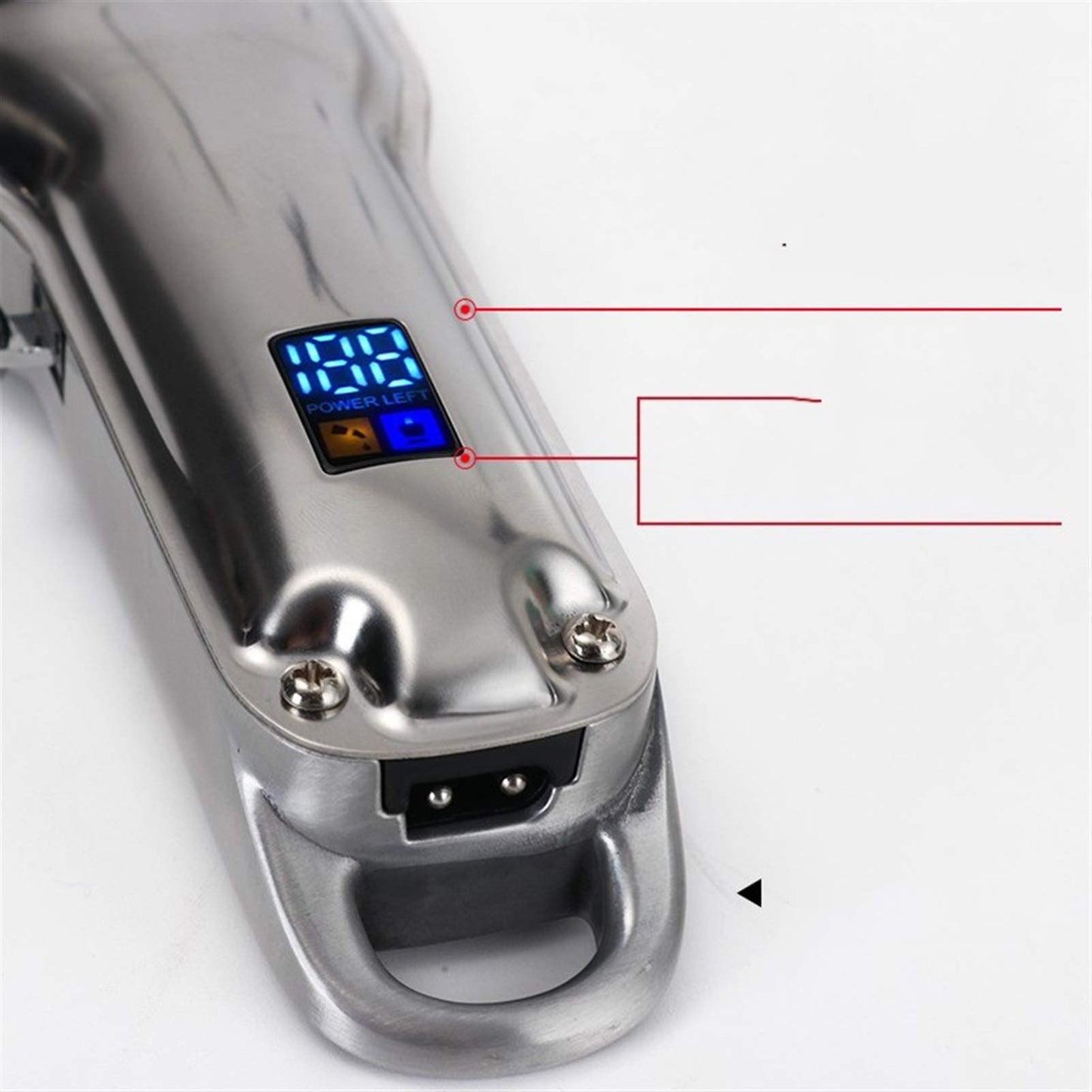 HIONJIN Professional Hair Cutter Clippers All-Metal Rechargeable Hair Trimmer for Barber Men Electric Beard Shaver Hair Cutting Machine Beauty and Personal Care HIONJIN