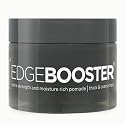 Style Factor Edge Booster Extra Strength & Moisture Rich Pomade | Strong Hold Edge Control Gel for Thick & Coarse Hair | High Shine, Non-Greasy
