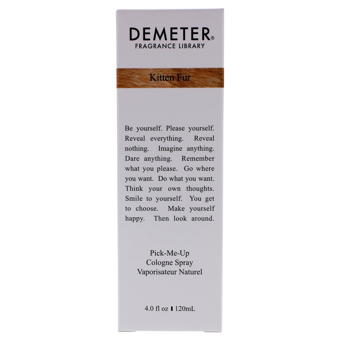 DEMETER Cologne Spray, Kitten Fur, Musk, 4 Fl Oz