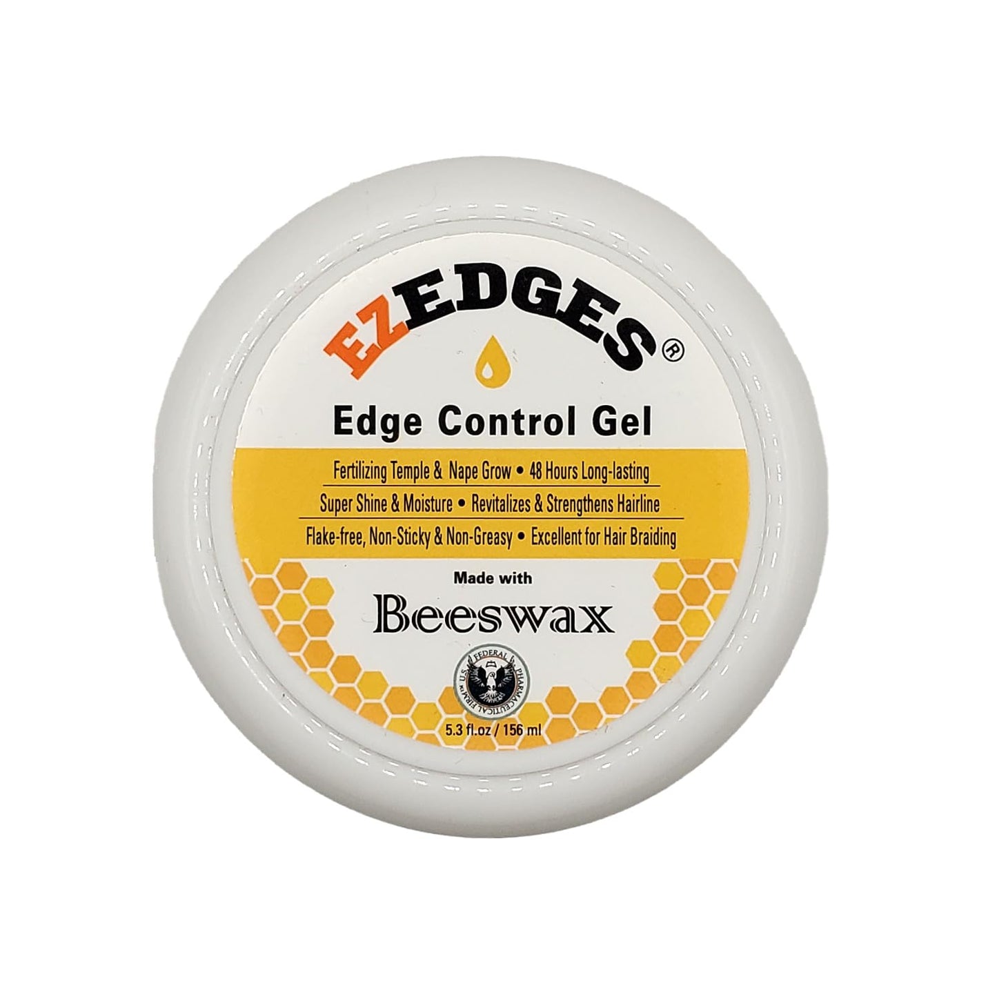 EZEDGE Edge Control Gel with Beeswax (5.3 oz)