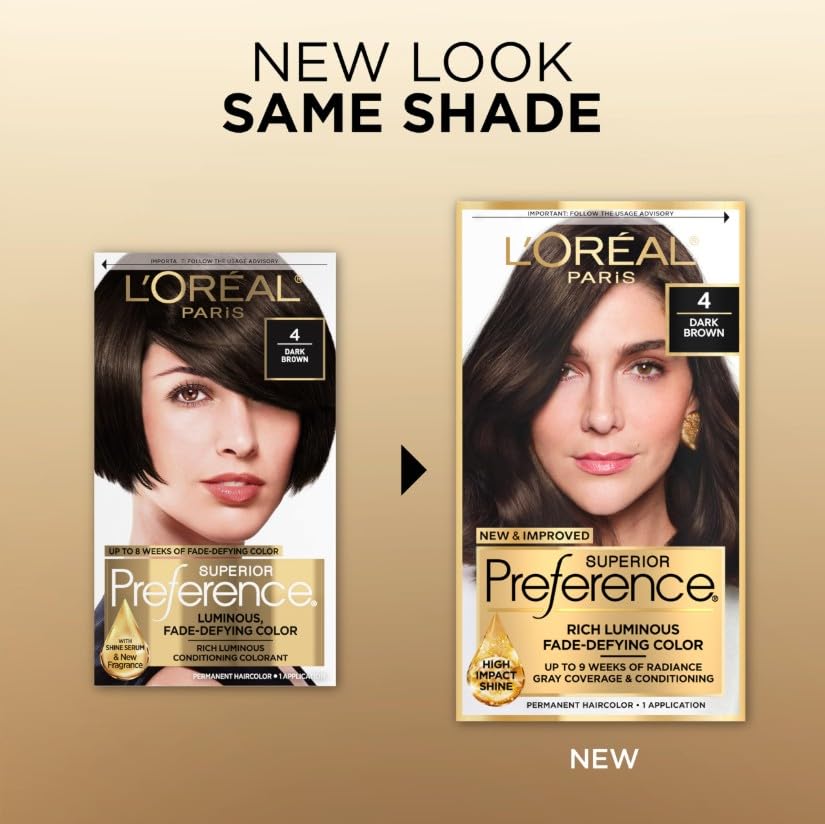 L’Oreal ParisSuperior Preference - 4 Dark Brown 1 Each (Pack of 6)