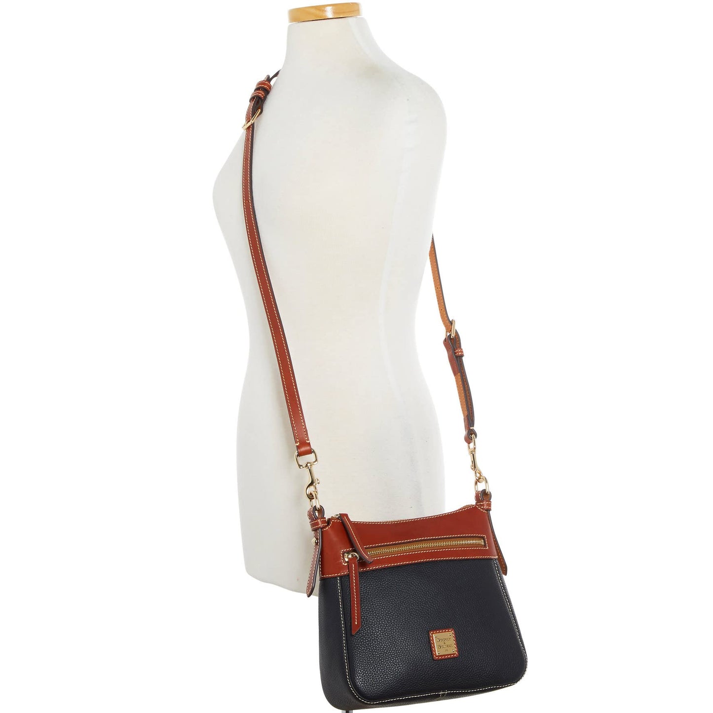 Dooney & Bourke Handbag, Pebble Grain Crossbody 25 - Black