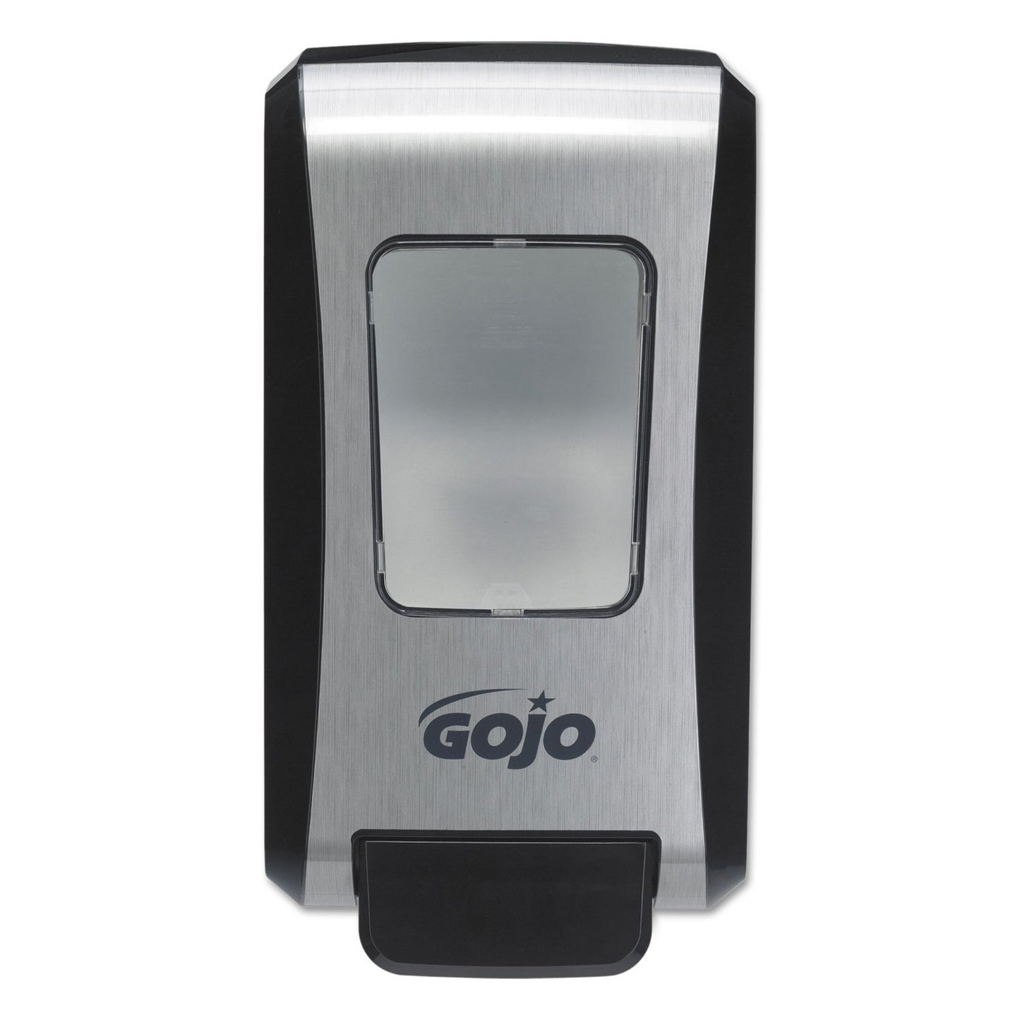 Gojo 527106 FMX-20 Soap Dispenser 2000 ml 6 1/2 x 4 7/10 x 11 7/10 Black/Chrome 6/Carton