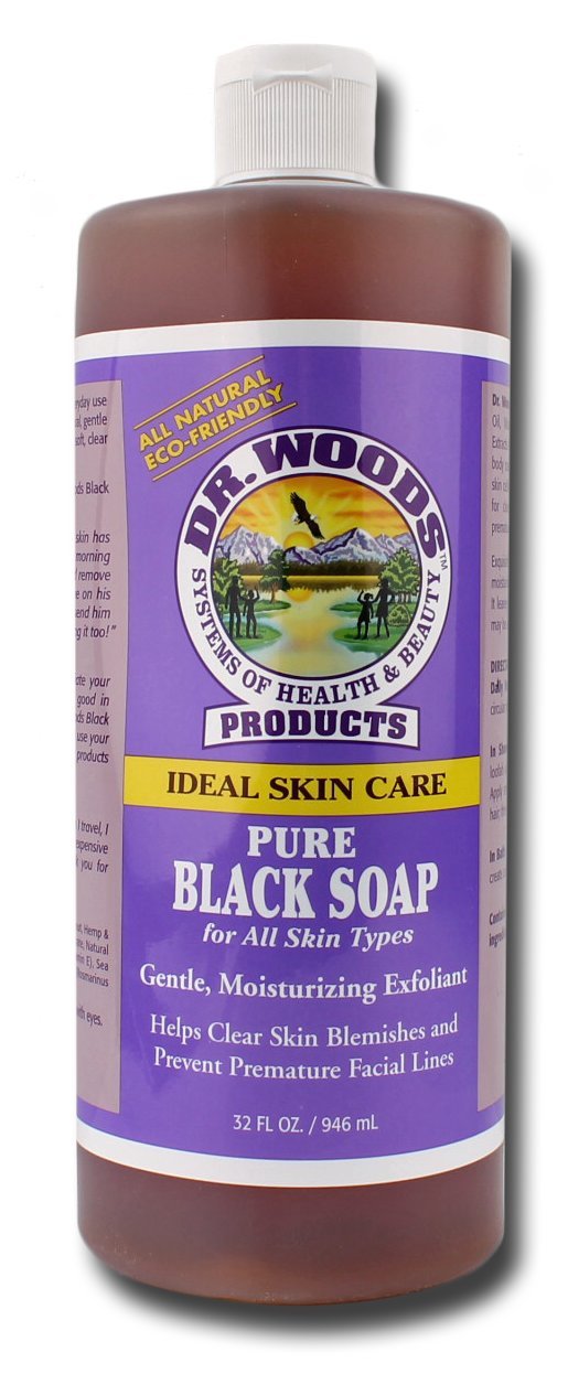 Dr Woods Soap Black