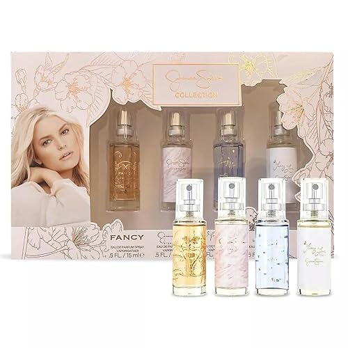 Jessica Simpson Collection 4-Piece Gift Set for Women - Mini Eau de Parfum Travel Spray - 0.5 Ounce