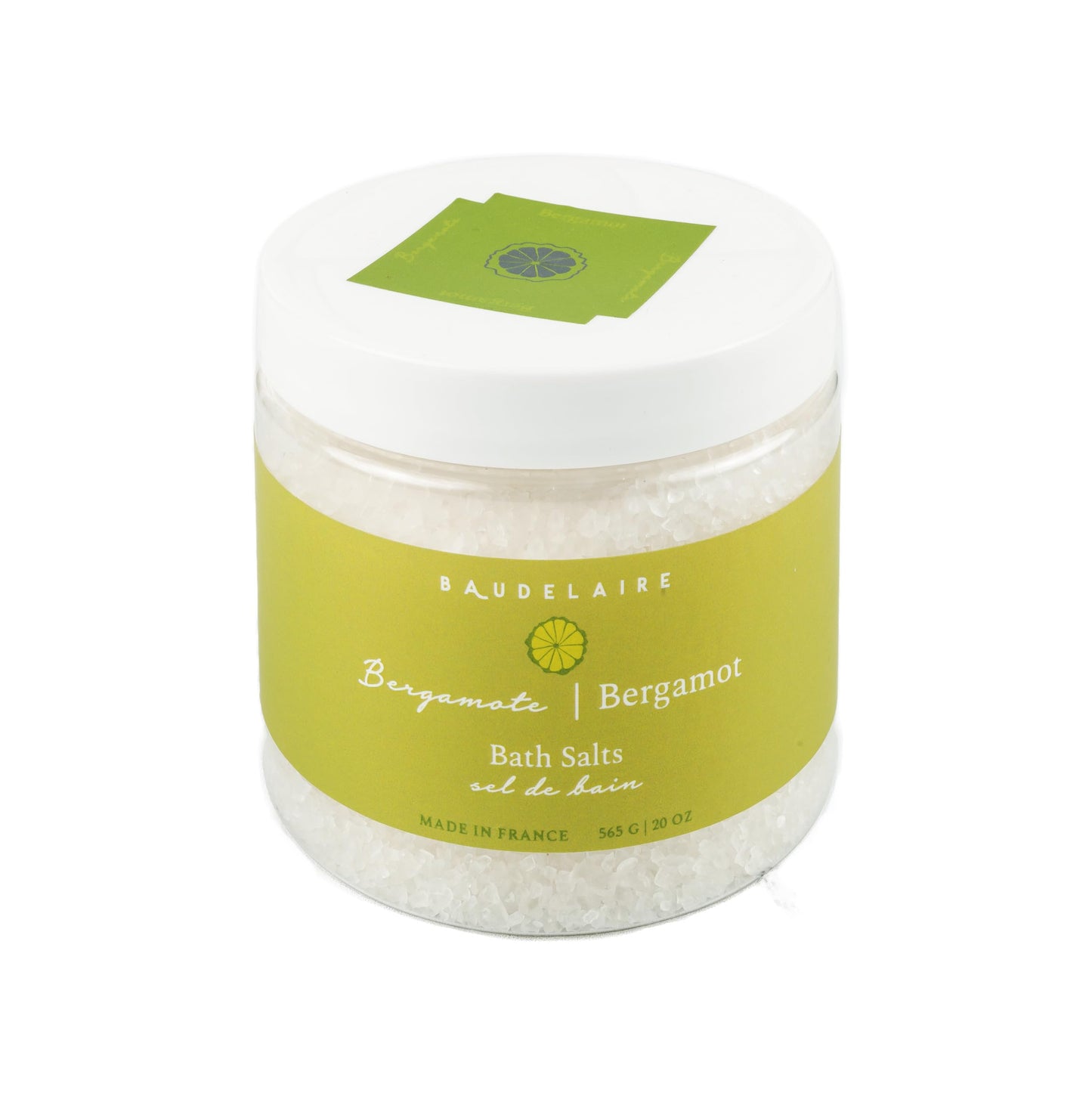 Provence Sante Relaxing Bath Salt - Luxury and Soothing Soak - Light Citrus Bergamot Scent - Made in France - 20 Oz