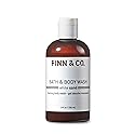 FINN & CO. White Sand Body Wash - Beach Inspired Scent with Aloe & Green Tea - Gently Cleanses, Soothes & Softens Skin - Cruelty Free Body Cleanser