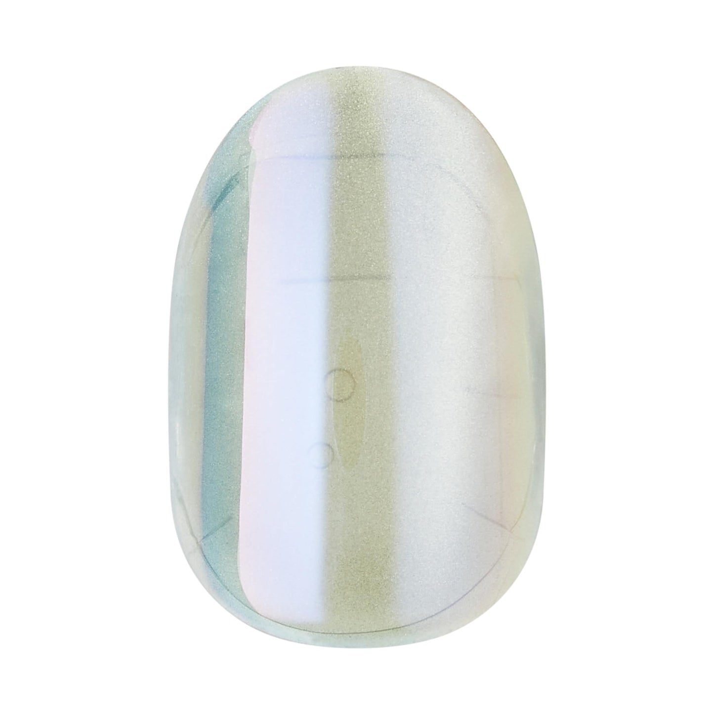 Kiss colorFX by Impress Press On Nails, Sour Love, 30 No Glue Peel and Stick Nails Kit with IMPROVED Adhesive, Silver Short Oval Pearlescent Effect Beauty & Personal Care imPRESS
