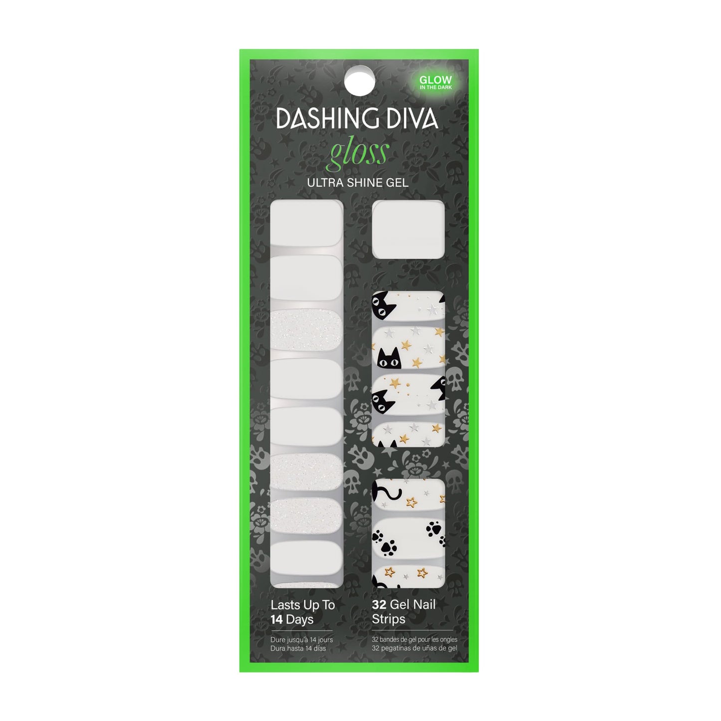 Dashing Diva Gloss UV Free, Long Lasting Gel Nail Stickers | Chip Resistant | 32 Nail Wraps, Prep Pad, Nail File Beauty & Personal Care Dashing Diva