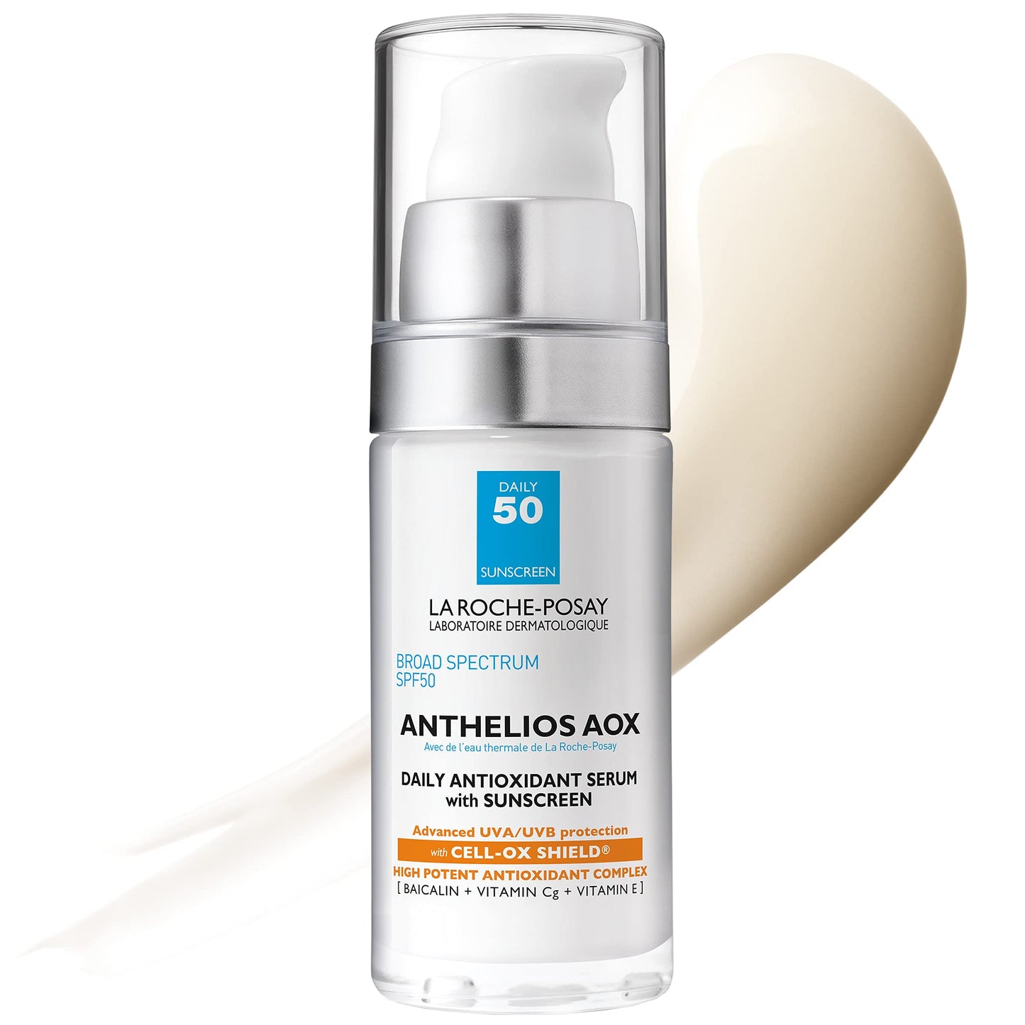 La Roche-Posay Anthelios AOX Daily Antioxidant Serum with SPF, Face Moisturizer with Sunscreen and Vitamin C & E, Oil Free Face Sunscreen Beauty and Personal Care La Roche-Posay