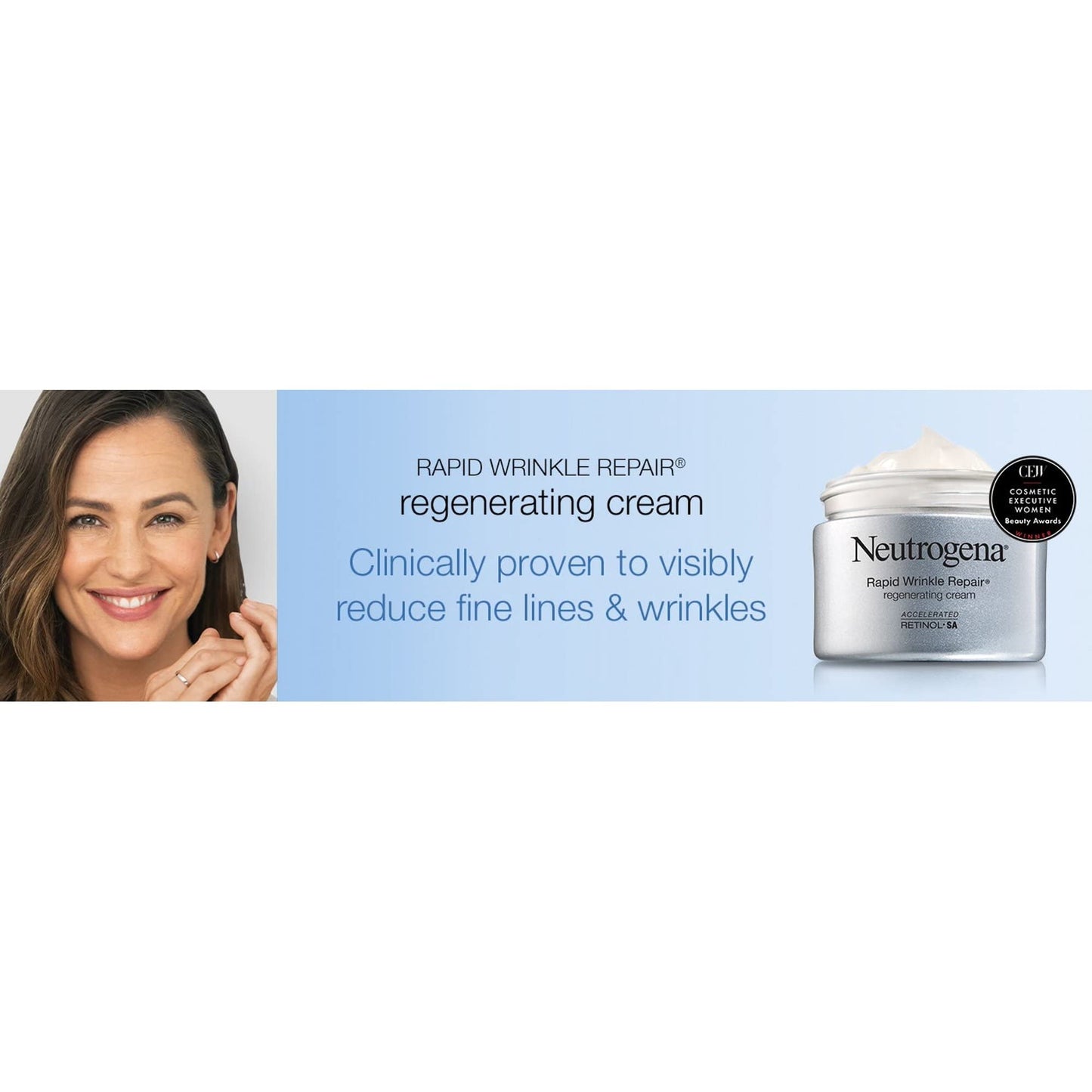 Neutrogena Rapid Wrinkle Repair Retinol Face Moisturizer, Daily Anti-Aging Cream with & Hyaluronic Acid to Fight Fine Lines, Wrinkles, Dark Spots, 1.7