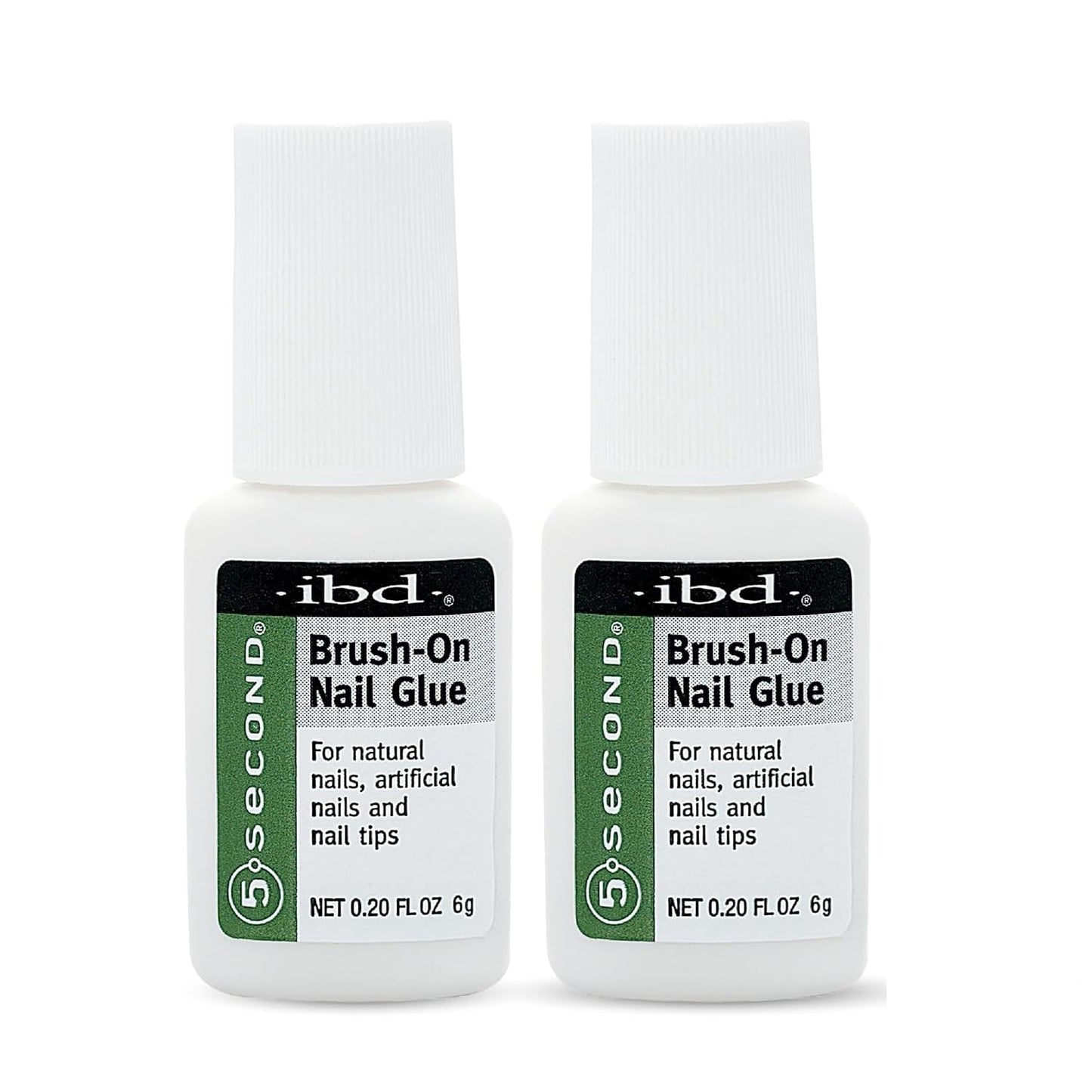 Ibd 5 Second Brush On Nail Glue 54006 / Treatments by IBD (Pack of 2) Beauty & Personal Care IBD
