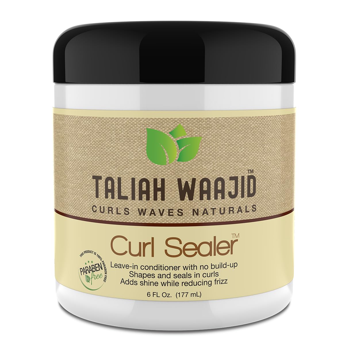 Taliah Waajid Curls Waves Natural - Curl Sealer | Leave-in-Conditioning | Shapes and Seals in Curls | No Build-up or Frizz | Stops Frizz, Adds Shine |