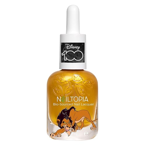 Nailtopia Bio-Sourced Chip Free Nail Lacquer Disney Collection, Scar, 0.41 oz - All Natural - Vegan - Strengthening - Quick-Dry - Long Lasting Beauty & Personal Care Nailtopia