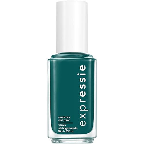 essie Expressie Nail Polish, Quick-Dry Kelly Green Nail Polish, Vegan, Streetwear N' Tear, 0.33 fl oz Beauty & Personal Care essie