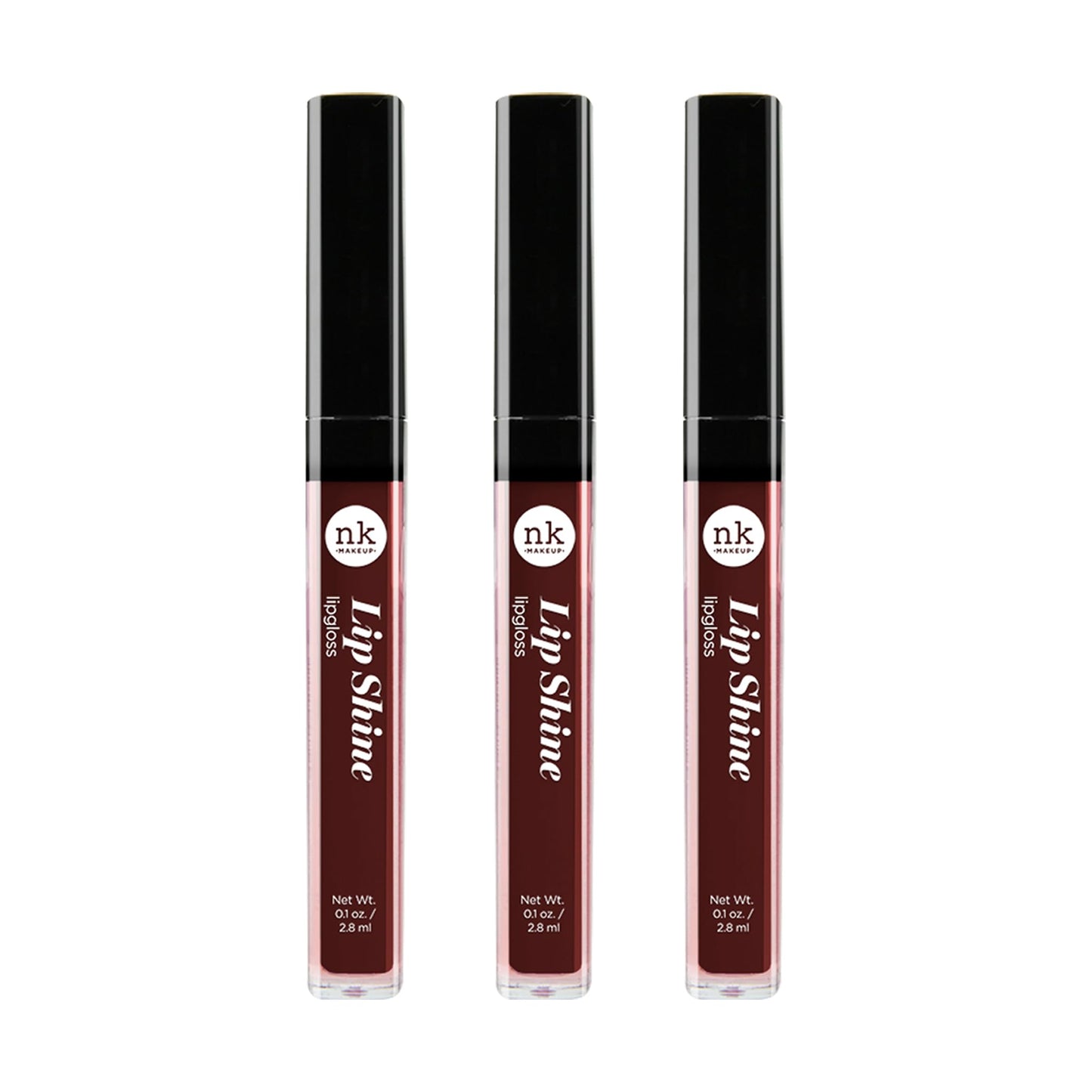 NICKA K NEW YORK Lipshine, Cosmetics, vibrant colors, bright colors, shining lips, lip shine, long lasting (AMZ260)