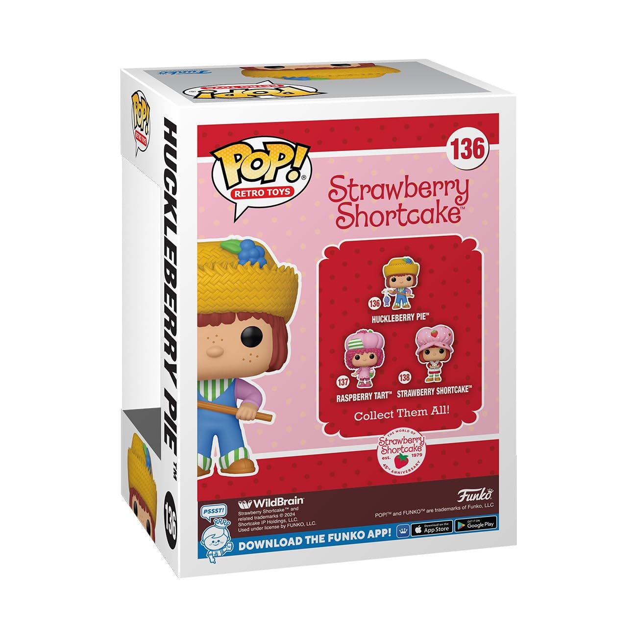 Funko POP! Retro Toys: Strawberry Shortcake - Huckleberry Pie - Collectable Vinyl Figure - Gift Idea - Official Merchandise - for Kids & Adults - TV…