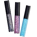Amscan Multicolor Glitter Lip Gloss - 3 Pcs. - Shimmering Design, Perfect Costume Accessory For Parties, Events & Everyday Glamour