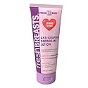 Fresh BREASTS Anti Chafe Cream Lotion to Powder, 3.4oz - Chafing Deodorant for Women, Inner Thighs & Areas that Sweat, No Talc, Aluminum or Added