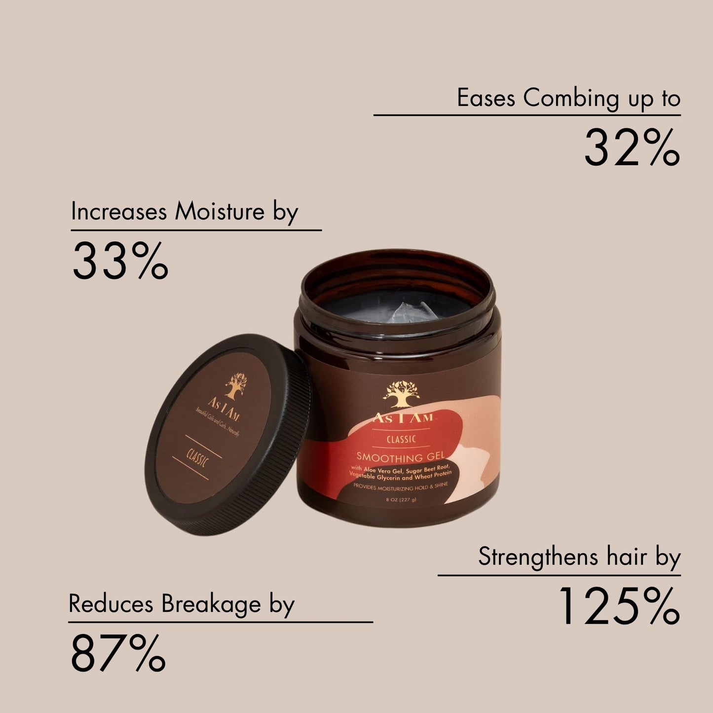 As I Am Smoothing Gel, 8 Ounce