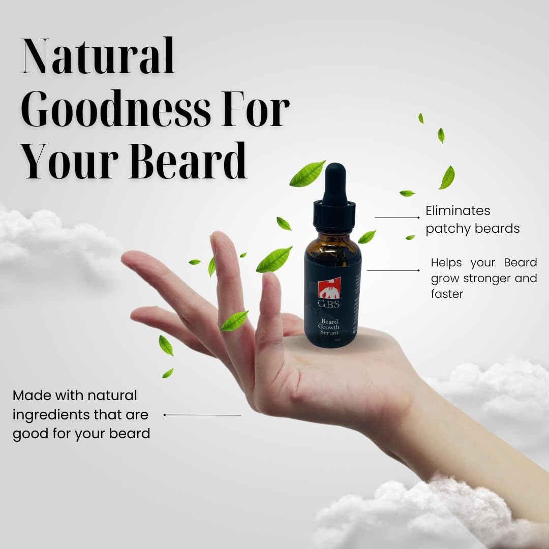 G.B.S Professional Beard Care Kit- Doppler Travel Bag, Professional Trimming Scissor, Multi-Side Natural Wood Comb, Mustache Wax, Beard Oil, Beard