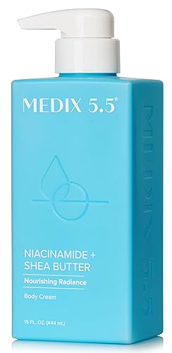 MEDIX Fragrance Free Niacinamide Face Moisturizer + Shea Butter Cream For Face & Body Lotion | Anti Aging Skin Care Firming Cream For Wrinkles, Dark