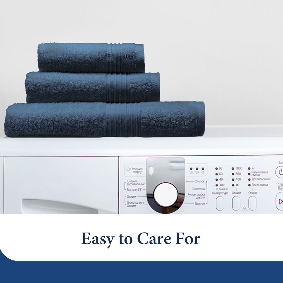 Cosy House Collection 3-Piece Essential Cotton Bath Towel Set - Ultra Soft, Absorbent & Quick Drying - Luxury 100% Cotton Plush Towel - for Bathroom…