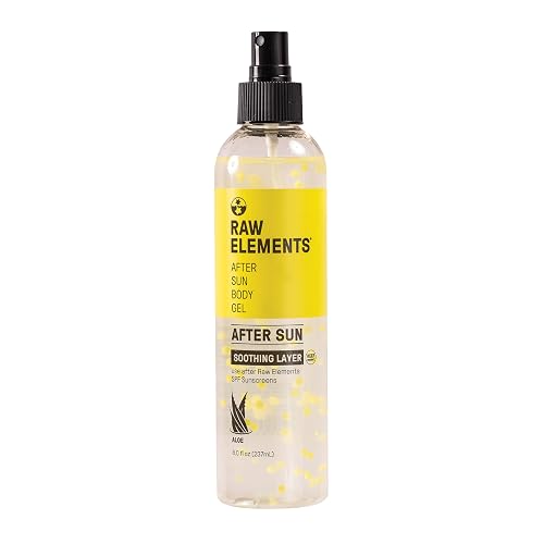 Raw Elements After Sun Body Gel Skin Care with Aloe Balls