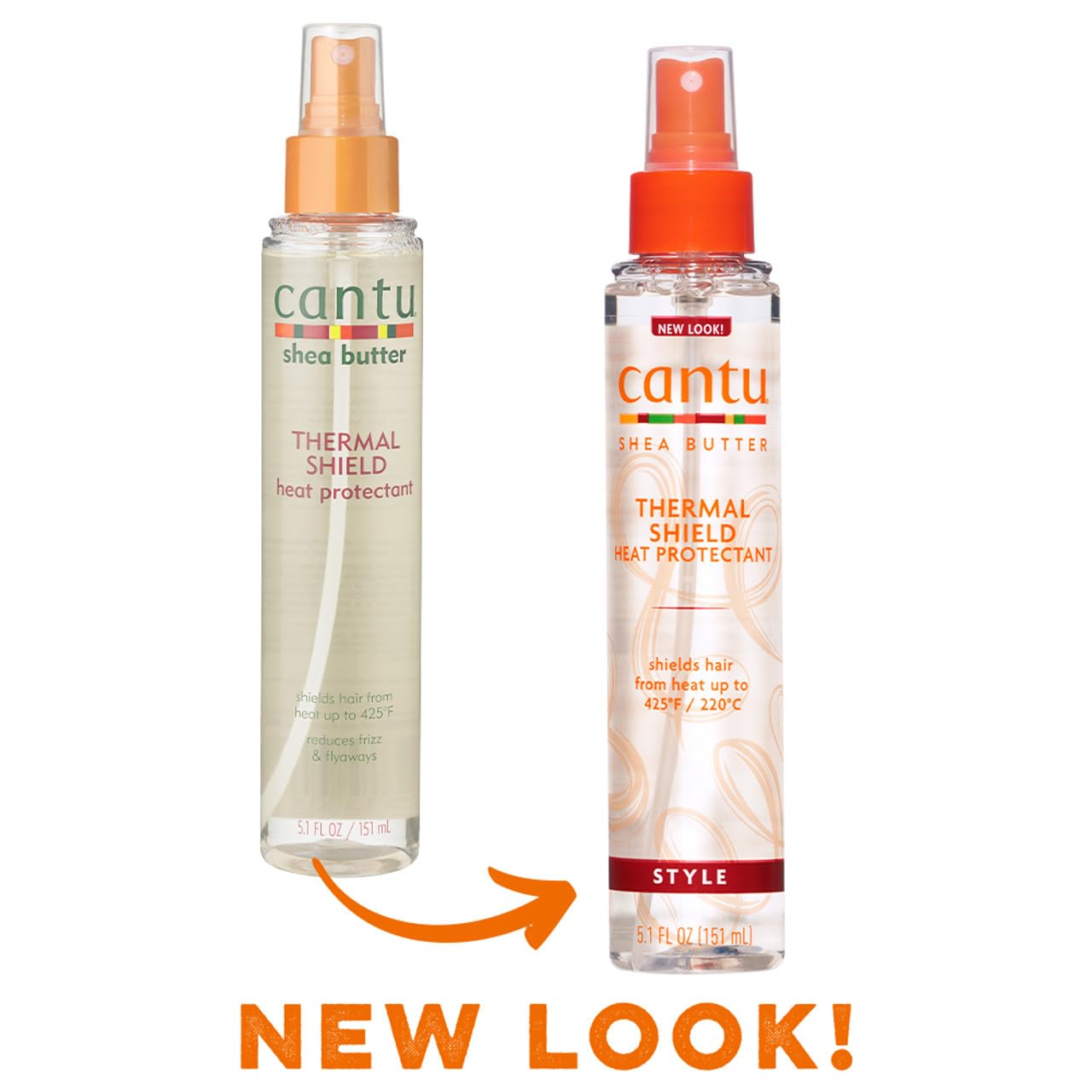 Cantu Shea Butter Thermal Shield Heat Protectant 5.1 Ounce (150ml)