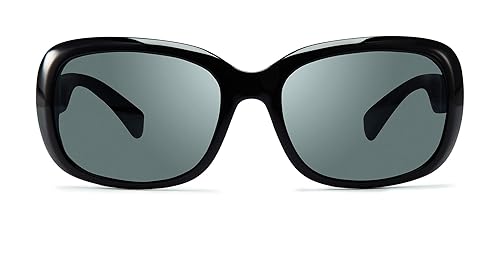 Revo Womens Polarized Sunglasses Paxton Round Frame 56 mm, Black Frame, Graphite, RE 1039