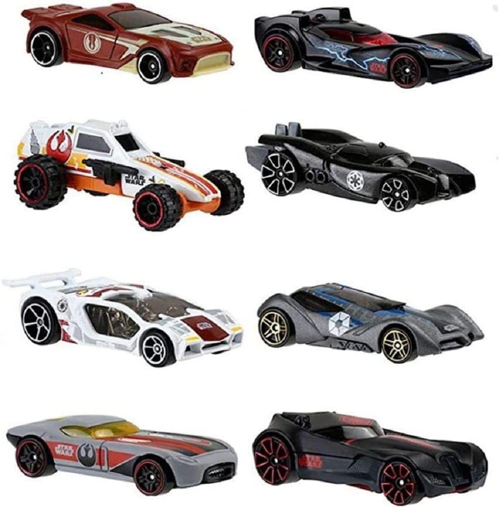 Hot Wheels Star Wars 2015 Exclusive Bundle of 8 Die-Cast Vehicles, 1:64 Scale