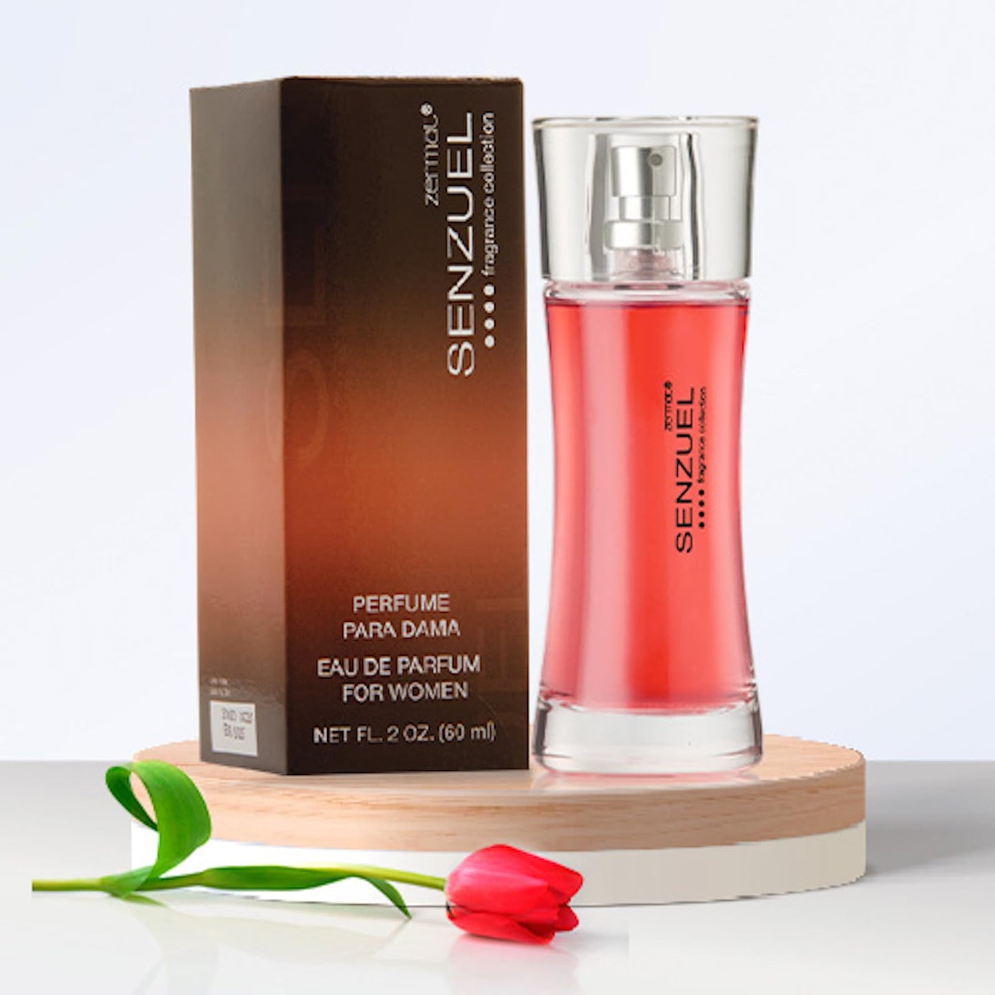 Zermat, Perfume for Women, Senzuel Seducción, Floral - Warm Scent 2 Fl. Oz