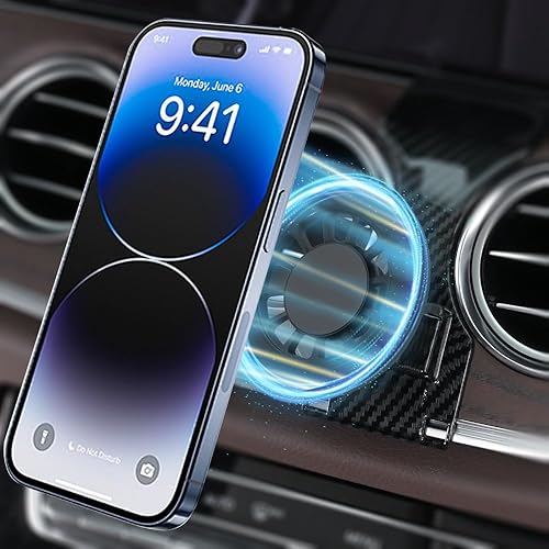 Zchan Car Phone Holder Mount for Ben-z E-Class 2017-2023 Car Accessories Car Mount 360°Rotation for Car Phone Holder Magnetic Hands Free Compatible…