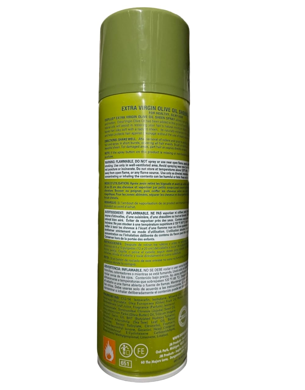 Isoplus Extra Virgin Olive Oil Sheen Spray 11 Oz.