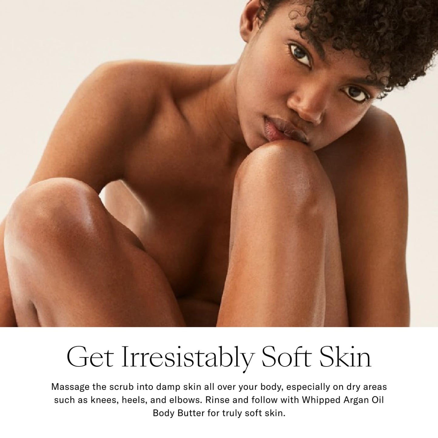 Josie Maran Sugar Body Scrub - Argan Oil Exfoliating Sugar Scrub with Coconut Oil & Shea Butter - Softens, Smooths & Hydrates Dry Skin - Vegan Beauty & Personal Care Josie Maran