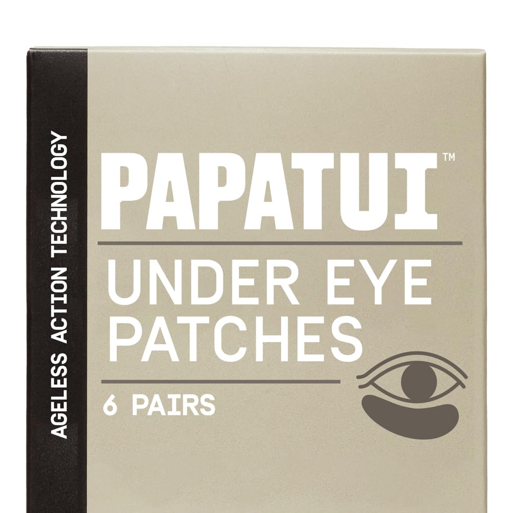 PAPATUI by Dwayne Johnson Fast-Acting Under Eye Patches for Men | Ageless Action to Reduce Puffiness, Dark Circles and Fine Lines | Made