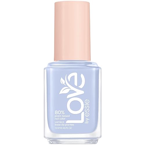 LOVE by essie Nail Polish, 80% Plant-based, Salon-Quality, Vegan, Soft Blue, Putting Myself First, 0.46 Fl Oz Beauty & Personal Care essie